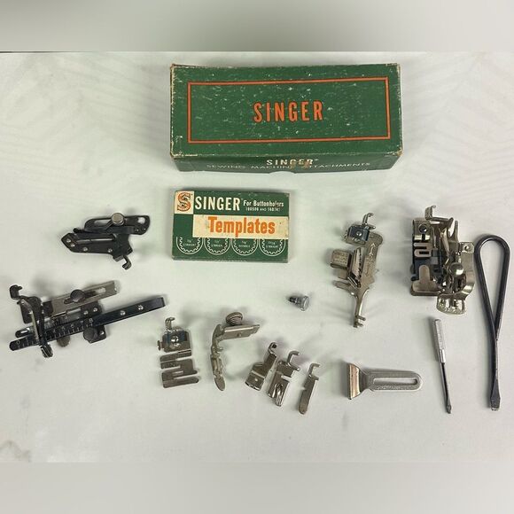 Vintage Singer Sewing Machine Attachments #160481 - Picture 1 of 8